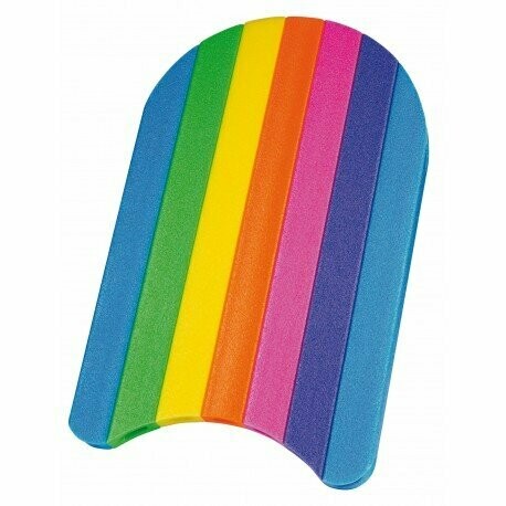 COMFY Schwimmbrett Kick bunt Regenbogen - ohne Griffe