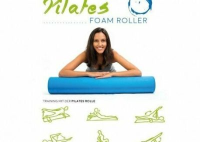 DEHAG Pilates Rolle 30 x 15 cm mit Übungsposter 2