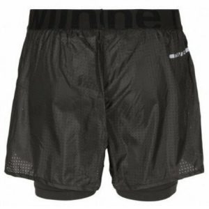 NEWLINE Damen Imotion 2 in 1 Shorts - schwarz