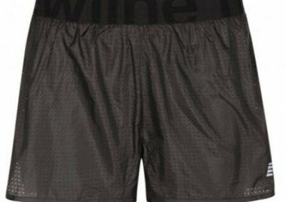 NEWLINE Damen Imotion 2 in 1 Shorts - schwarz-Rückseite