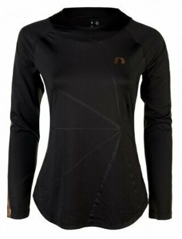 NEWLINE Damen Imotion Shirt Laufshirt - schwarz - grau
