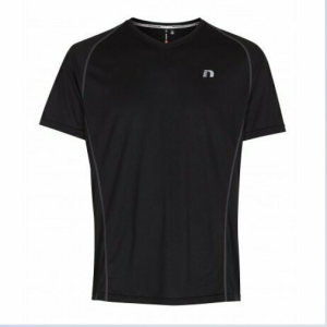NEWLINE Herren Laufshirt Coolskin - schwarz